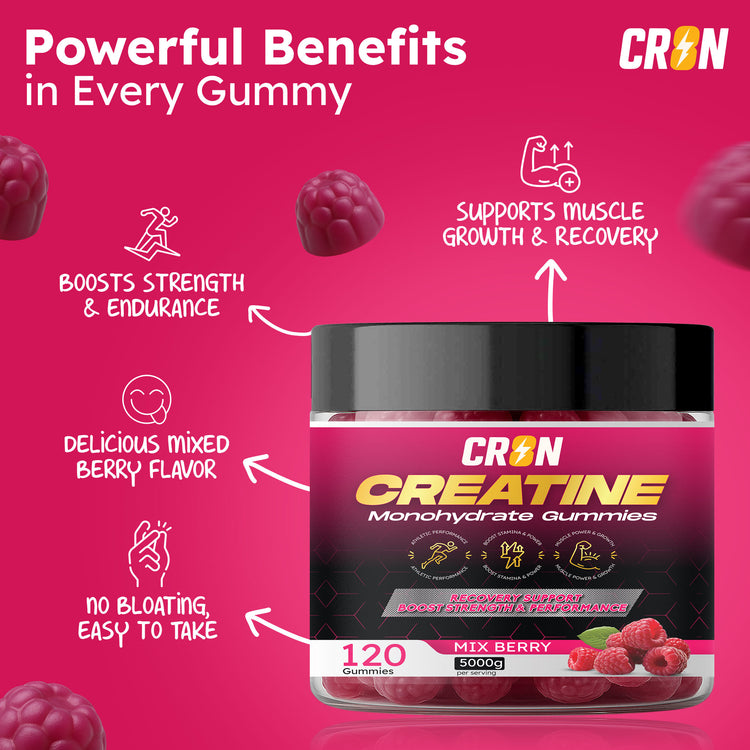 Berry Boost Creatine Monohydrate Gummies