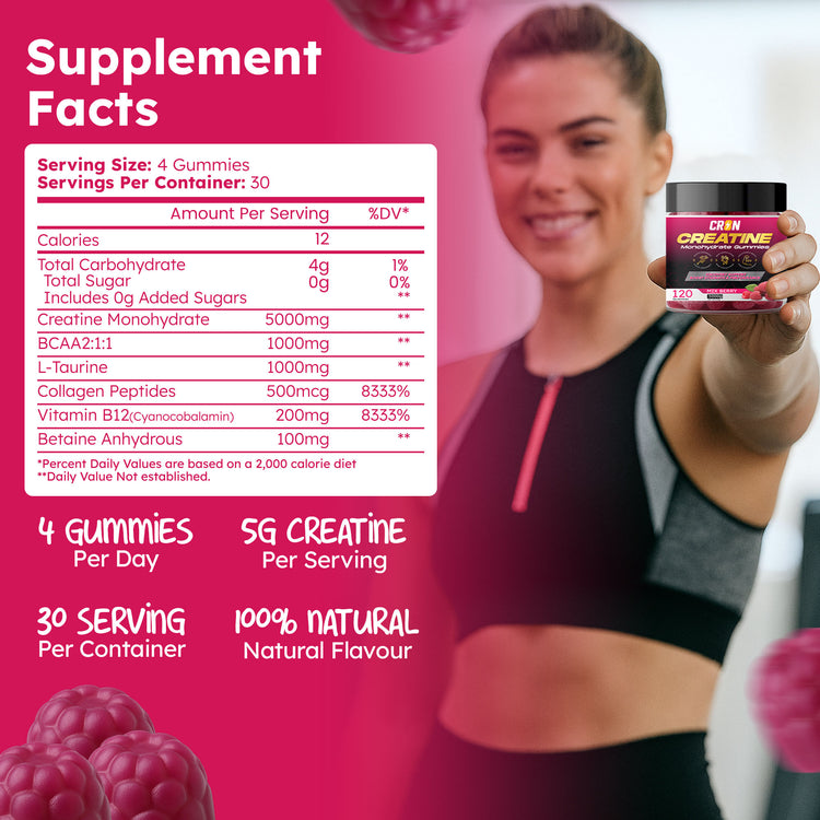 Berry Boost Creatine Monohydrate Gummies