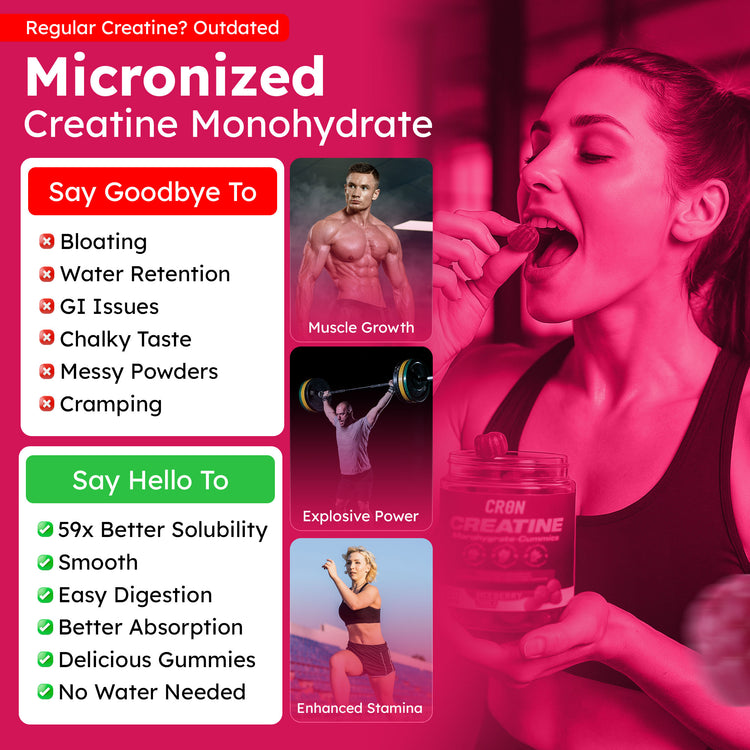 Berry Boost Creatine Monohydrate Gummies