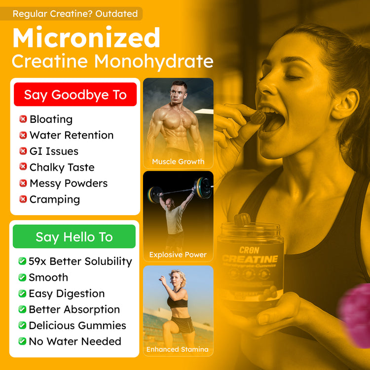 Mango Power Creatine Monohydrate Gummies